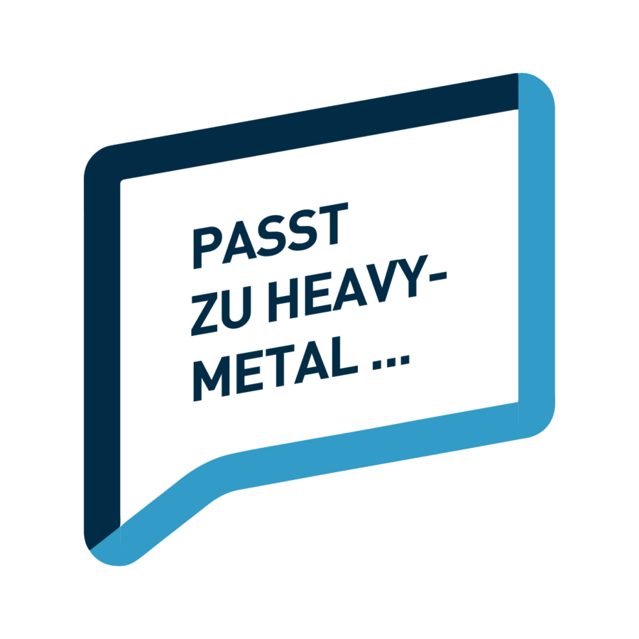 Sprechblase: Passt zu Heavy-Metal