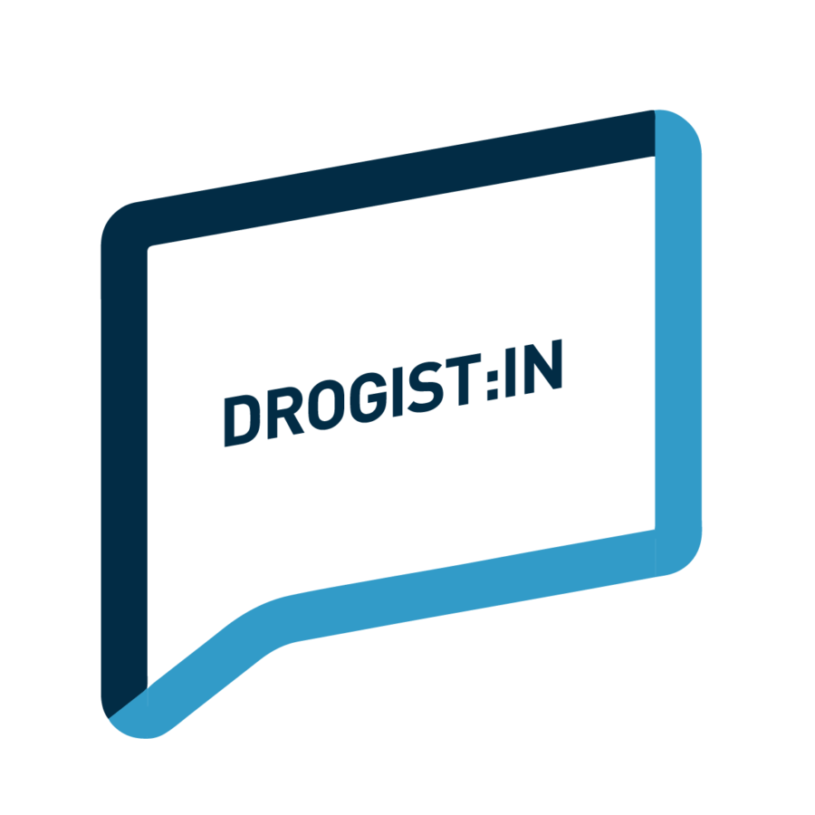 Sprechblase Beruf: Drogist:in