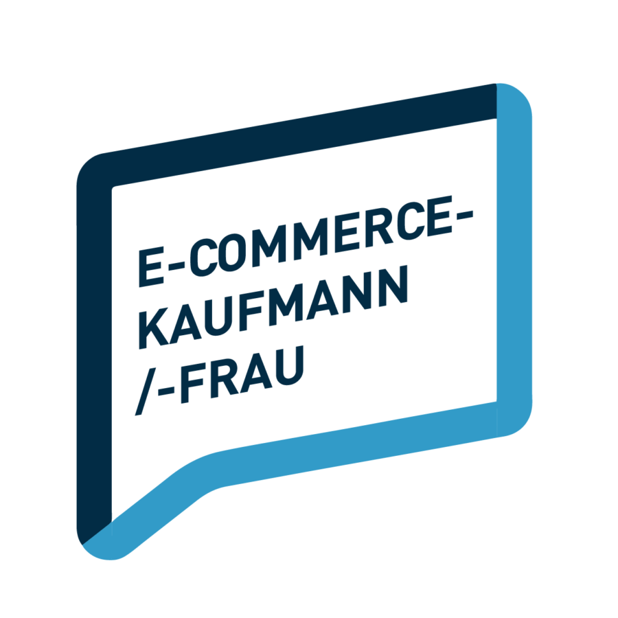 Sprechblase Beruf: E-Commerce