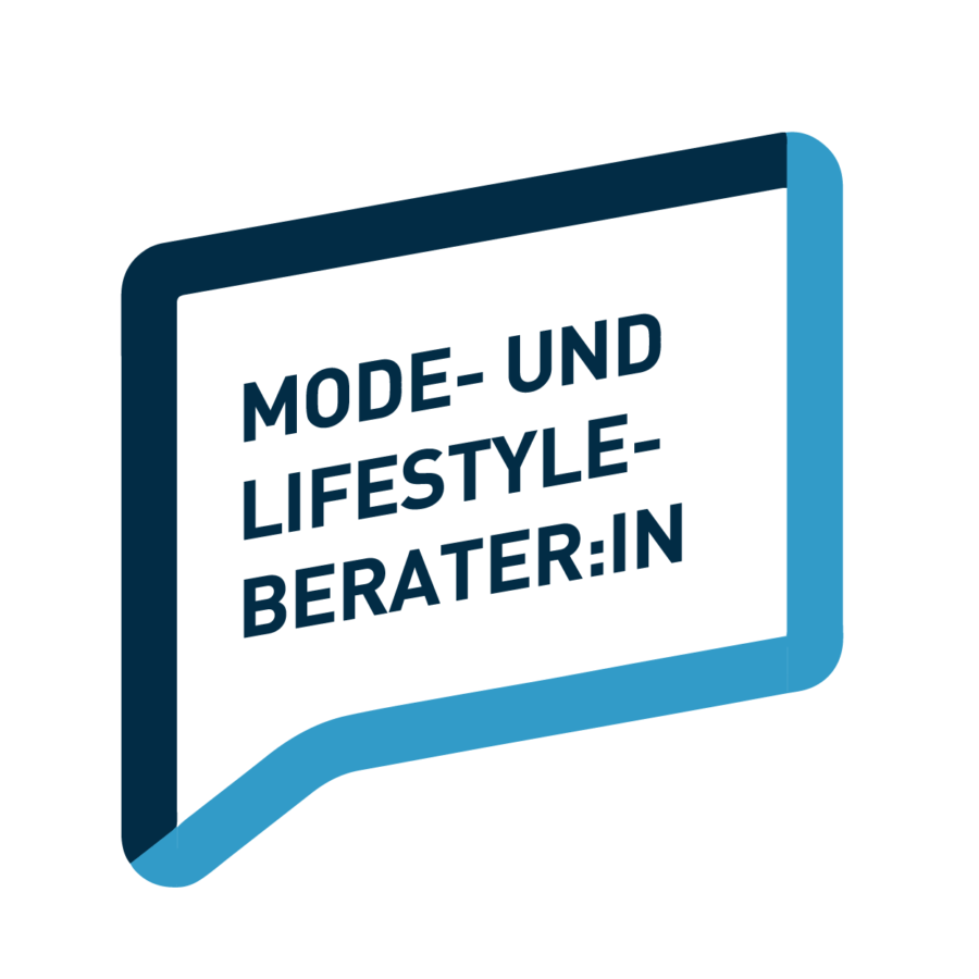 Sprechblase Beruf: Mode- und Lifestyleberater:in